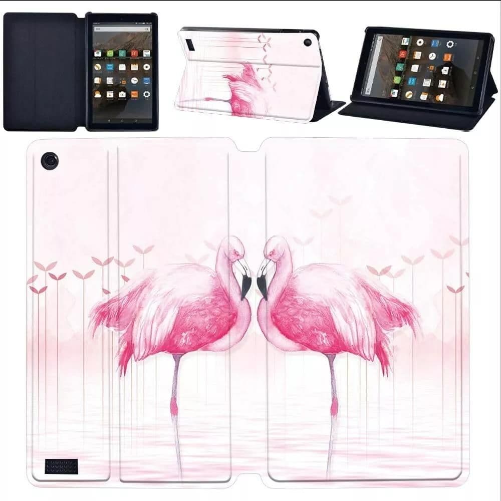 Amazon Fire Tablet Case - Pink Flamingo